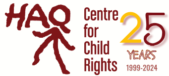HAQ: Centre for Child Rights logo